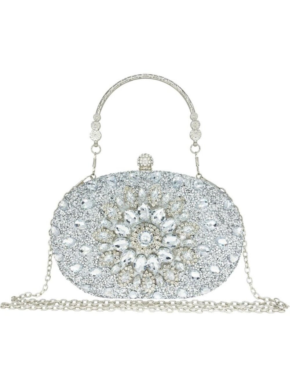 Sparkly Rhinestone Clutch Evening Bag for Women | Glamorous Handbag Purse